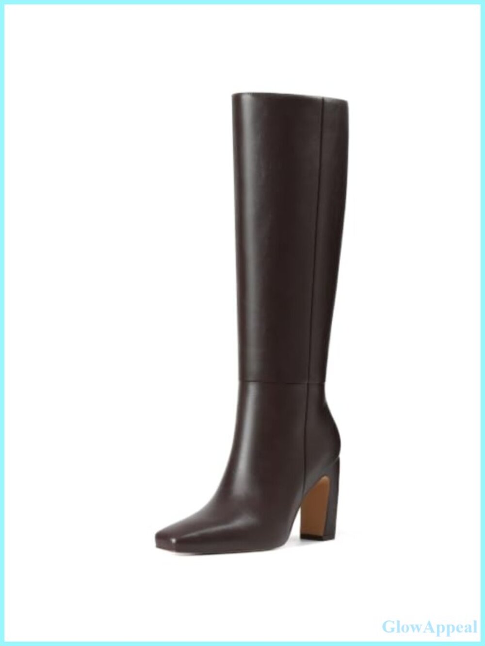Knee High Boots Square Toe Chunky Heeled Fall Fashion Boots for Women